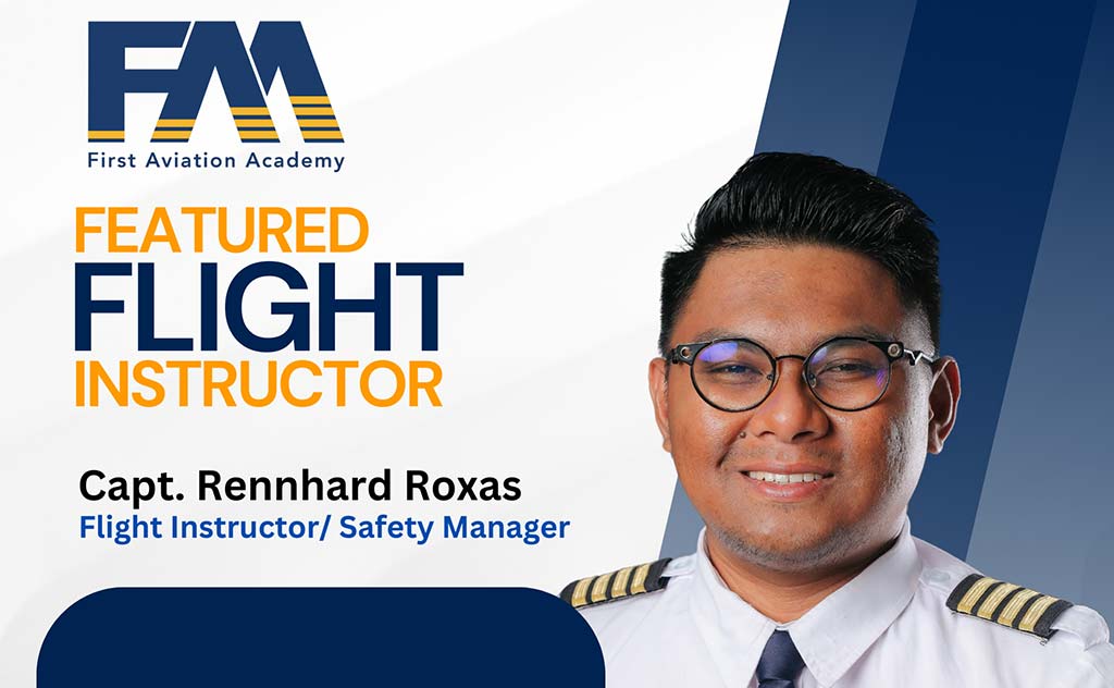 Soaring High with First Aviation Academy Captain Rennhard Roxas Takes Flight