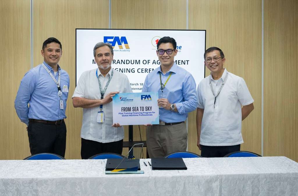 First Aviation Academy Partners with First Maritime Credit Corporation to Offer Financing for Aspiring Pilots